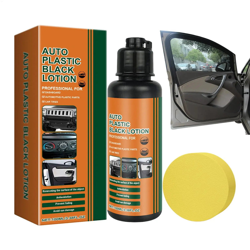 100ml Car Black Trim Restorer – Plastic & Rubber Renovator Car Trim Restorer Axl