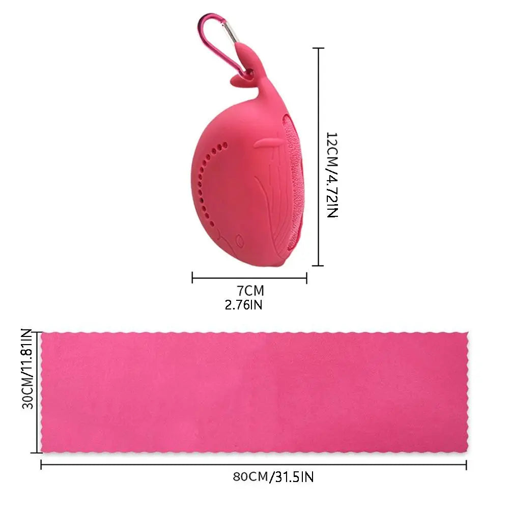 Cooling Ice Towel – Quick-Dry Microfiber Sports Towel with Buckle Cooling Sports Towel Axl