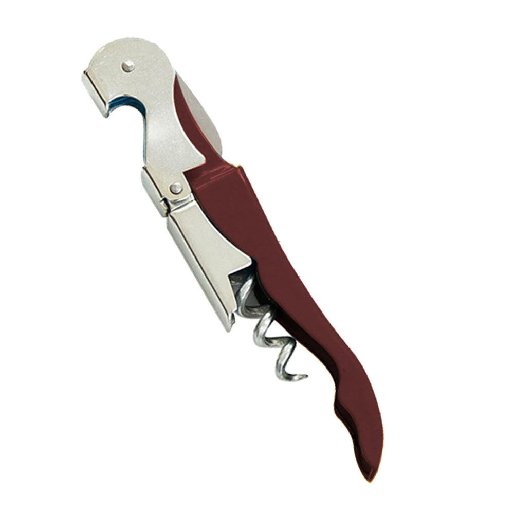 Stainless Steel Corkscrew & Bottle Opener – Multifunction Bar Tool Corkscrew Bottle Opener Axl brown