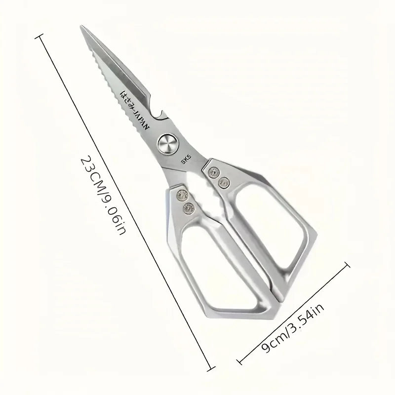 Stainless Steel Kitchen Shears – Meat, Fish & Poultry Scissors Kitchen Shears Axl