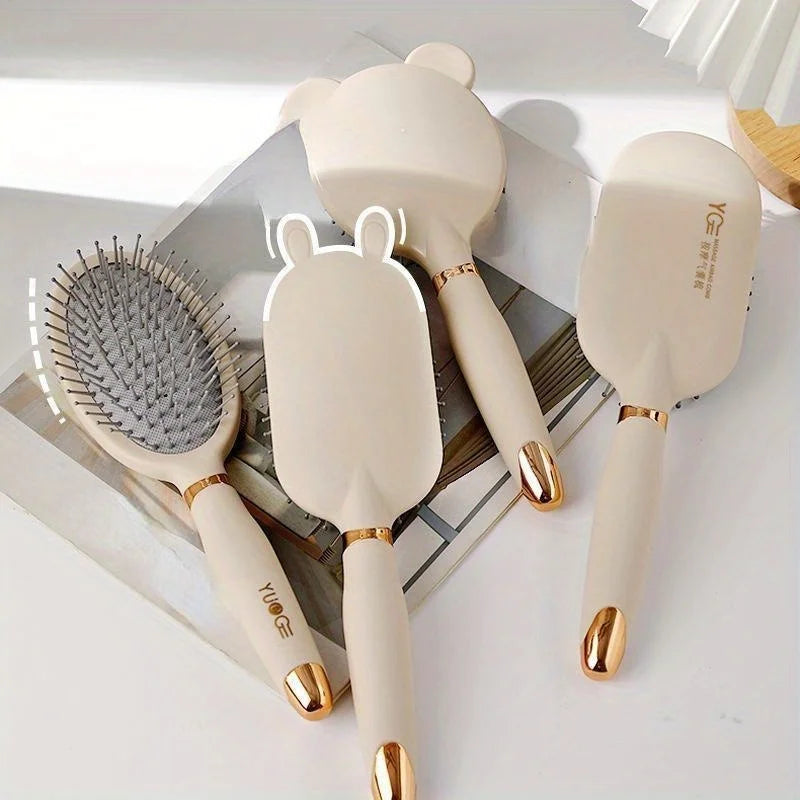 Cute Air Cushion Hair Brush – Antistatic Massage Comb & Cleaner Hair Brush Comb Axl