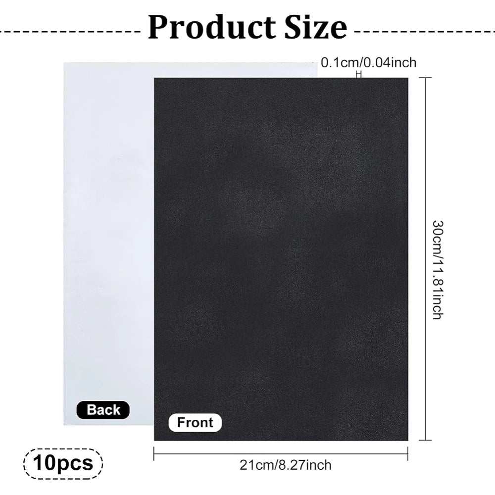 10PCS Self-Adhesive Black Foam Sheets 1mm | Craft & Protection Craft Foam Sheets Axl AECH04-06594