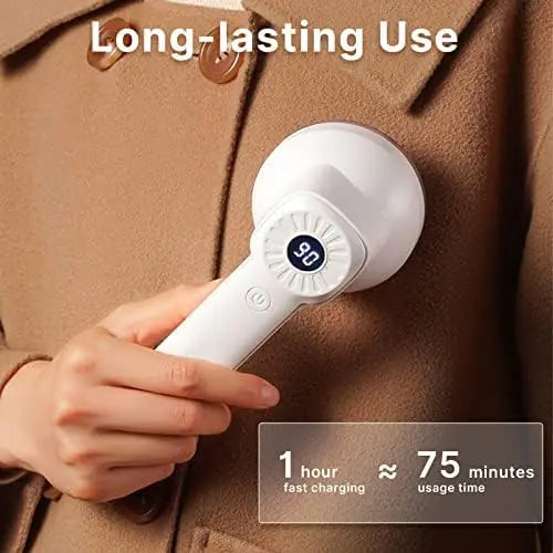 Electric Fabric Shaver & Lint Remover with LED Display Electric Fabric Shaver Axl