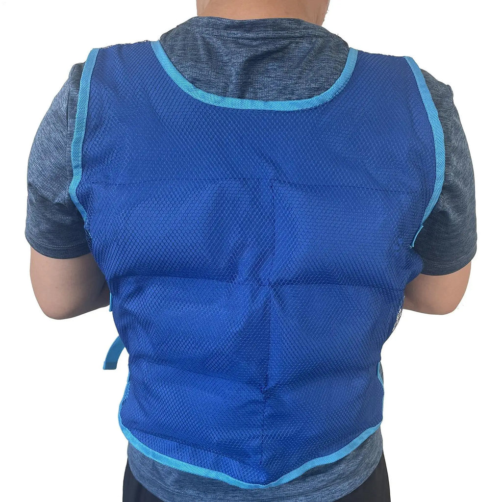 Ice Cooling Vest with 12 Ice Packs – Adjustable for Men & Women Ice Cooling Vest Axl