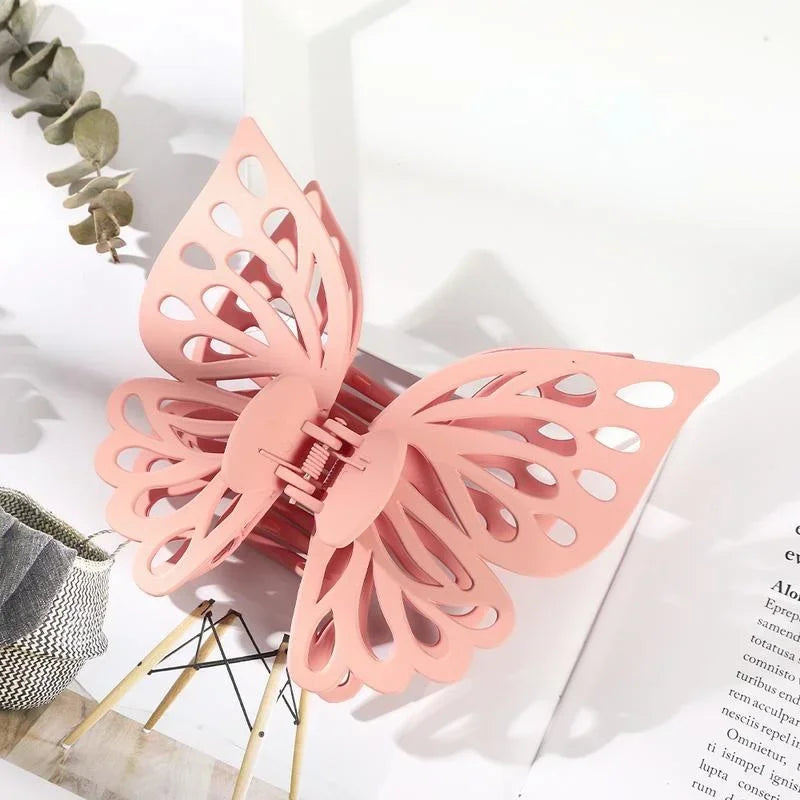 Large Hollow Butterfly Hair Claw Clip – Korean Fairy Style Hair Claw Clip Axl