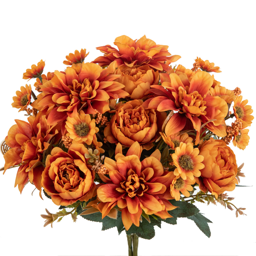 Silk Dahlia Rose Artificial Flowers – Wedding & Home Decor Artificial Silk Flowers Axl color 1 1 piece
