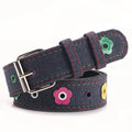 Women's Y2K Plaid Denim Belt – Dopamine Fashion Accessory Fashion Belt Axl A2