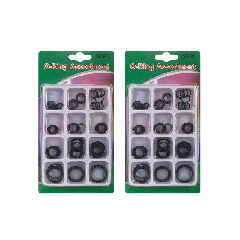50 PCS Nitrile Rubber O-Ring Set – High Pressure Seal Repair Kit O-Ring Seal Kit Axl