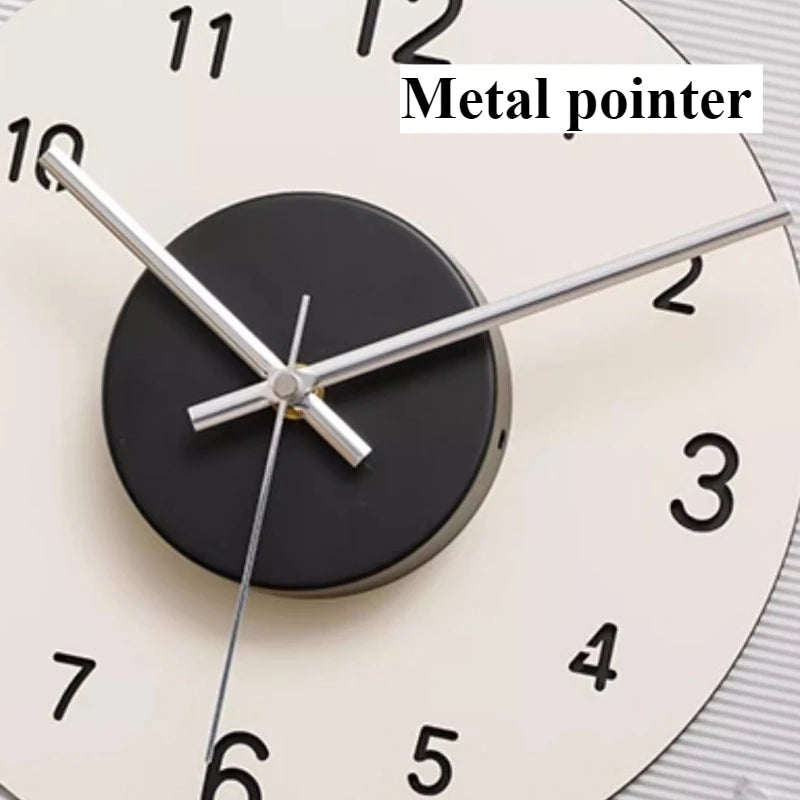 60cm Nordic Silent Wall Clock – Light Luxury Home Décor Silent Wall Clock Axl