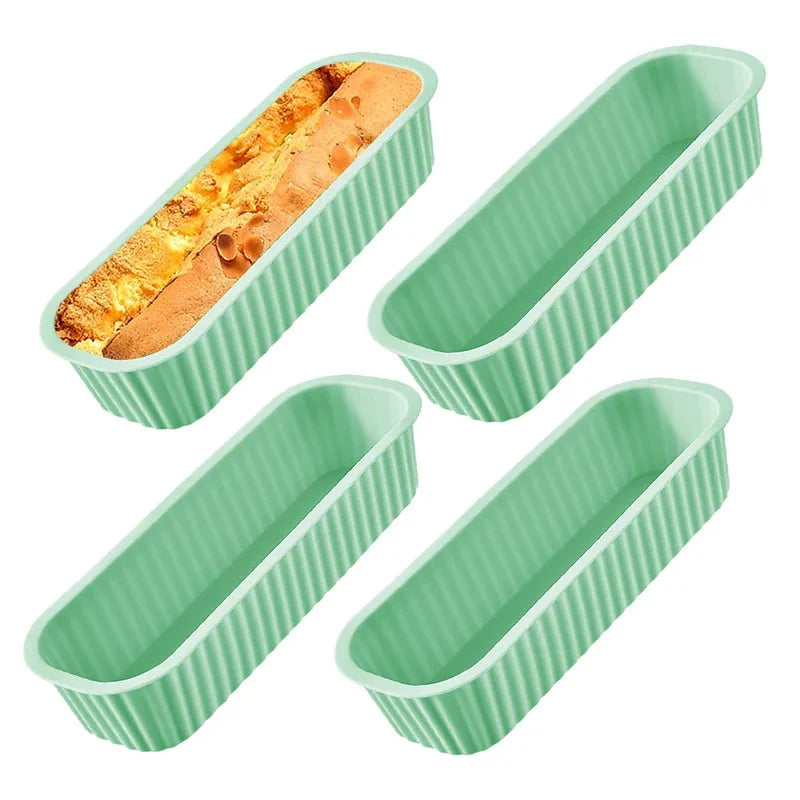 Mini Silicone Loaf Pans – Non-Stick Bread, Cake & Brownie Molds Silicone Baking Mold Axl