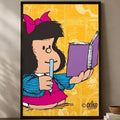Mafalda Self-Stick HD PVC Wall Poster – Waterproof Home Decor Wall Art Poster Axl White13 40X50cmNoframe