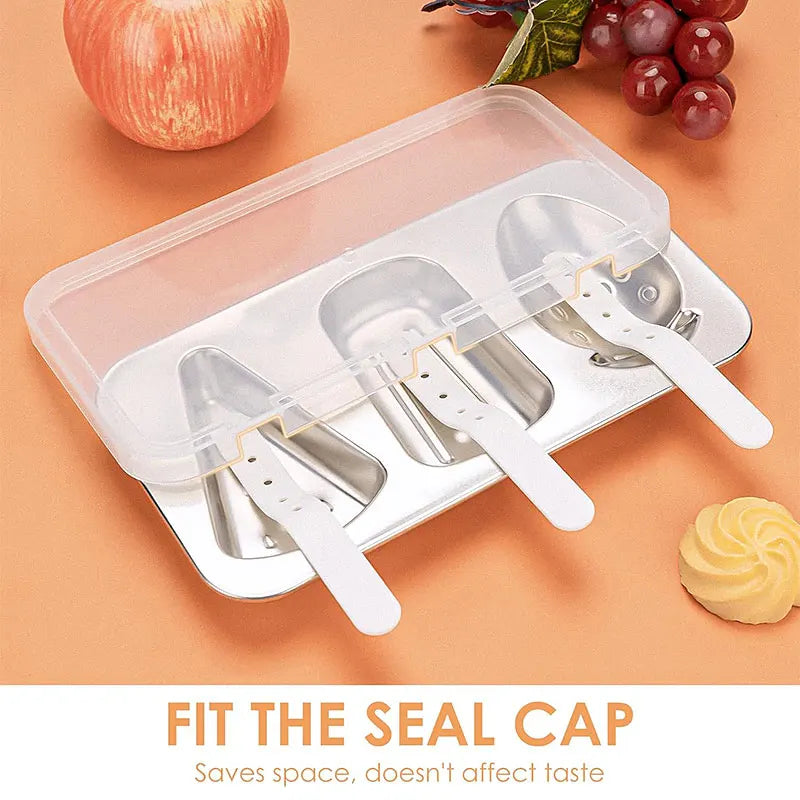 304 Stainless Steel Popsicle Mold Set – BPA Free, Easy Release Popsicle Mold Set Axl