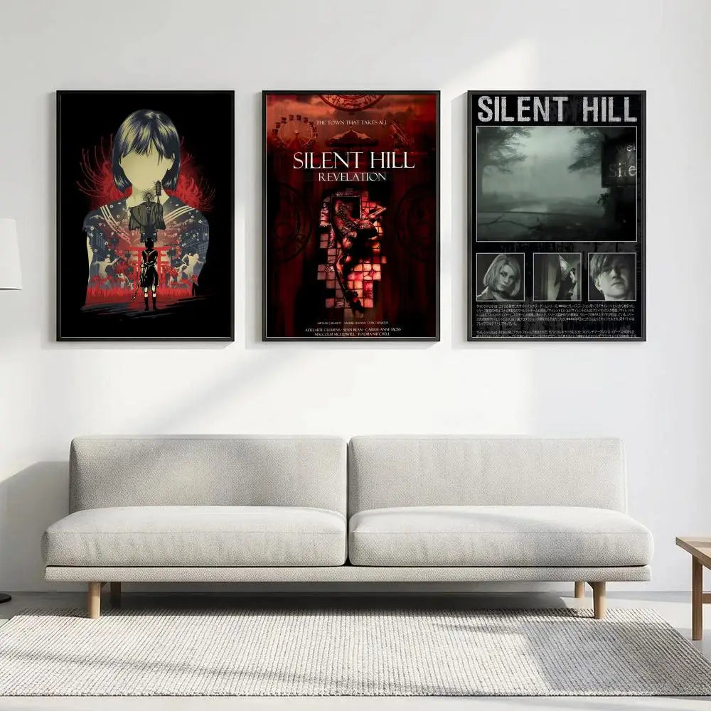 Silent Hill HD Wall Poster – Waterproof Aesthetic Game Art Wall Art Poster Axl
