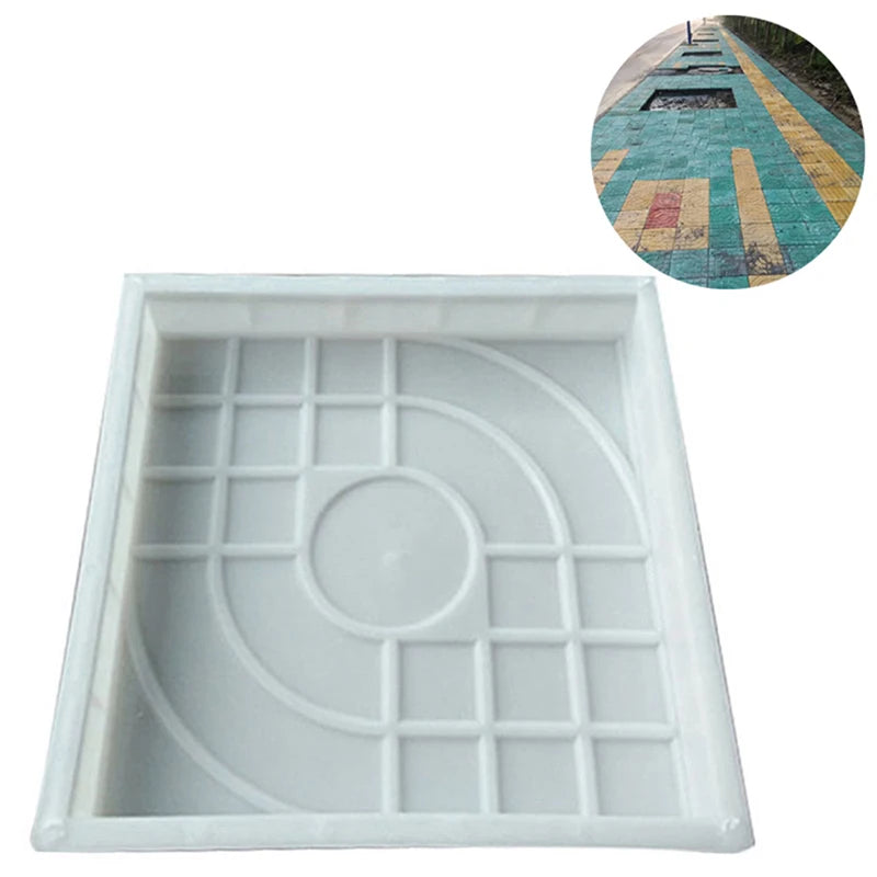 DIY Concrete Path Maker Mold – Garden Paving Slab Mould 25cm Garden Paving Mold Axl