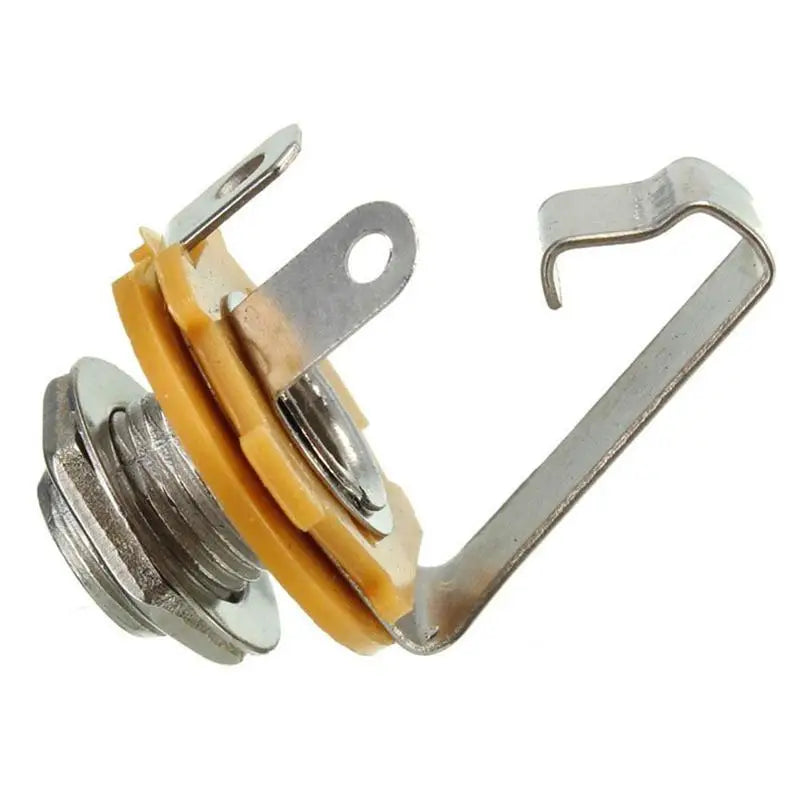 10-Pack Electric Guitar Input Jack 1/4" Mono Socket Nut & Washer Guitar Jack Socket Axl