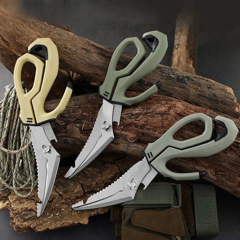Multi-Function Stainless Steel Kitchen & Fishing Scissors Kitchen Scissors Axl