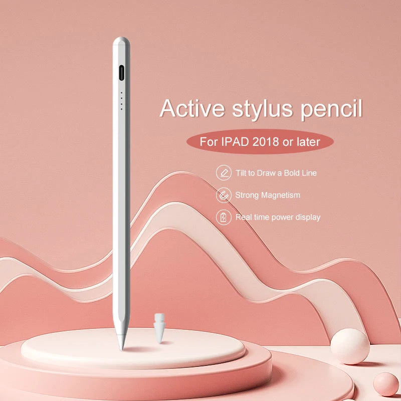 Palm Rejection Stylus Pen for iPad Pro Air Mini 2018–2022 iPad Stylus Pen Axl