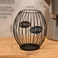 Large Capacity Coffee Pod Holder & Capsule Organizer Coffee Pod Organizer Axl Black4