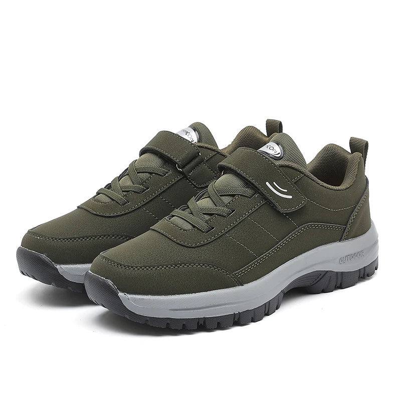 ZULIWAGN Men's Chunky Outdoor Sneakers | Durable Walking Shoes Men's Chunky Sneakers Axl 36 Green