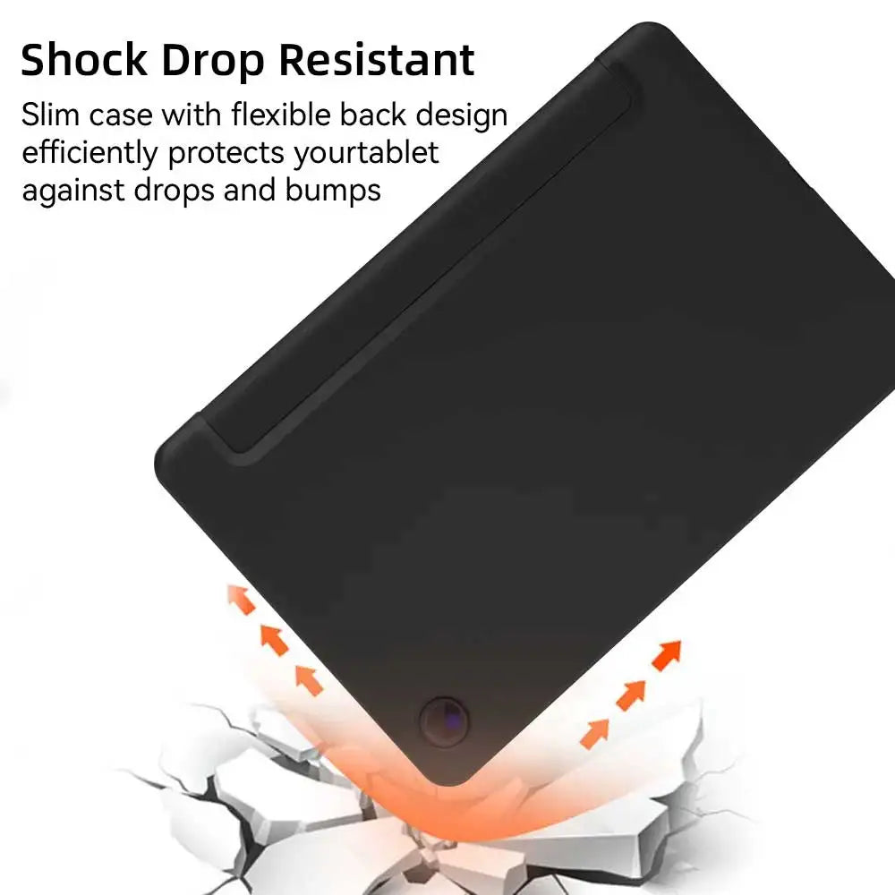 Silicone Tri-Fold Case Samsung Galaxy Tab S6 Lite A8 A9 S7 S8 S9 Tablet Case Axl