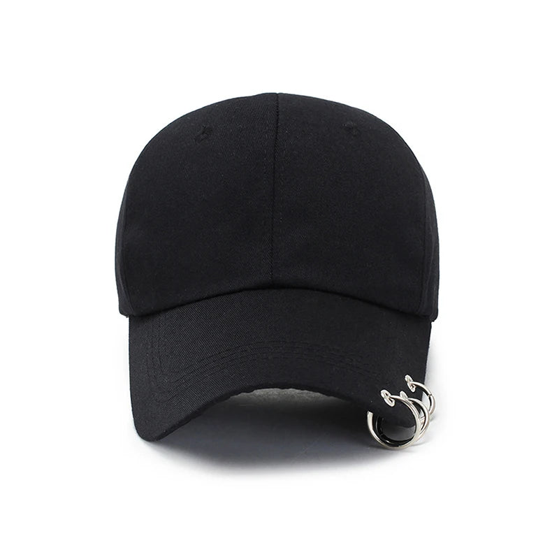 Hip Hop Unisex Snapback Cap – Ring Circle Adjustable Dad Hat Snapback Baseball Cap Axl