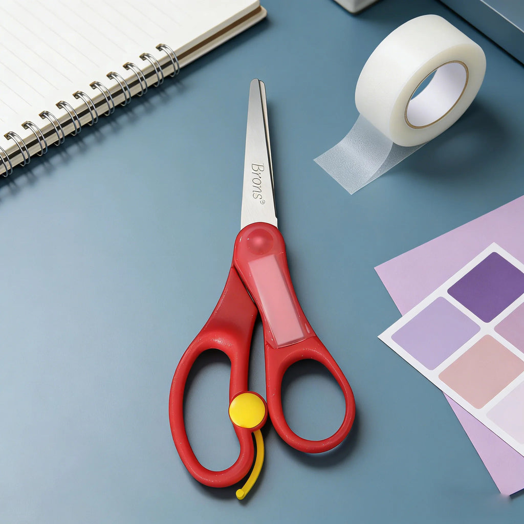 Multipurpose Craft Scissors – Sewing, Paper & Office Craft Scissors Axl Scissors-Red