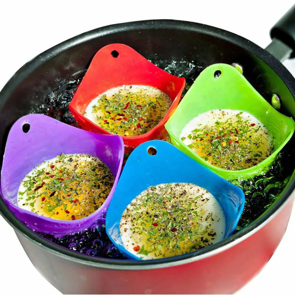 Silicone Egg Poacher Cup – Oven & Microwave Safe | Food-Grade Egg Poacher Cup Axl