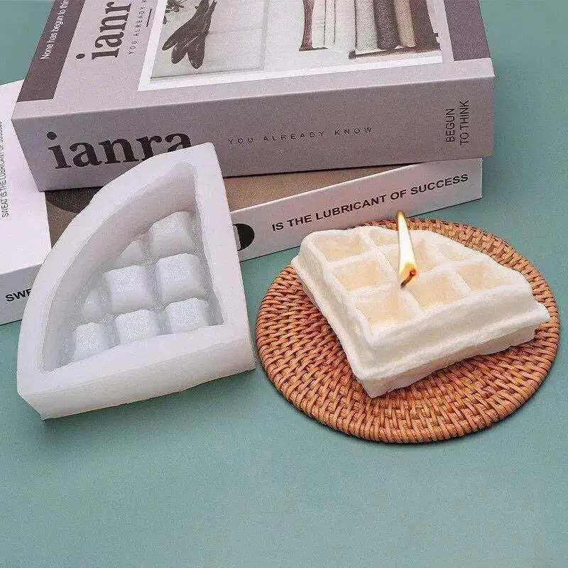 Waffle Silicone Mold – Chocolate, Candy, Cake, Soap & Candle Silicone Baking Mold Axl