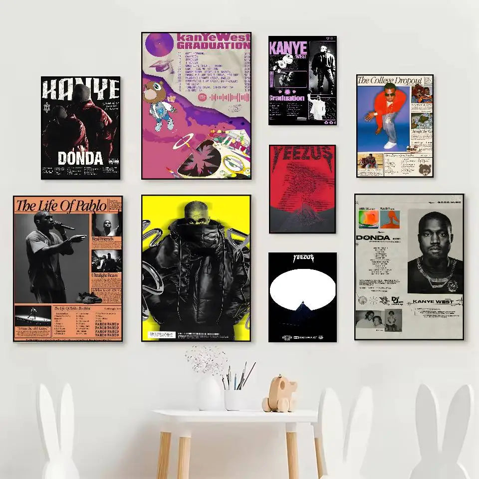 Hip-Hop Star HD Poster – Self-Adhesive Waterproof Wall Art Wall Art Poster Axl