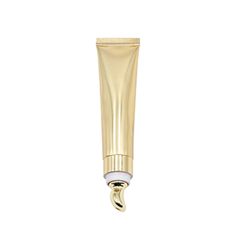 Vegan Lip Oil 15ml Squeeze Tube – Plumping Private Label Gloss Lip Oil Gloss Axl Gold Tube 50pcs with logo