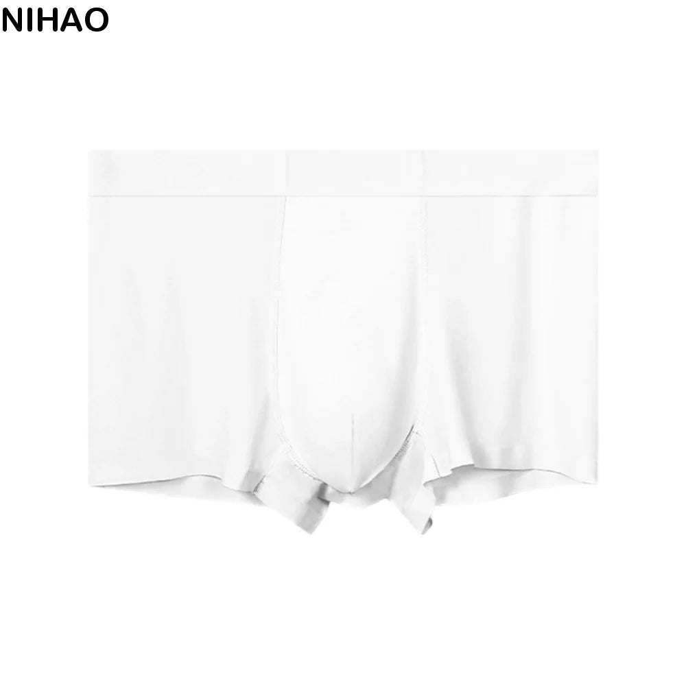Men's Ice Silk Boxer Briefs – Soft Nylon Underwear L–4XL Men's Boxer Briefs Axl