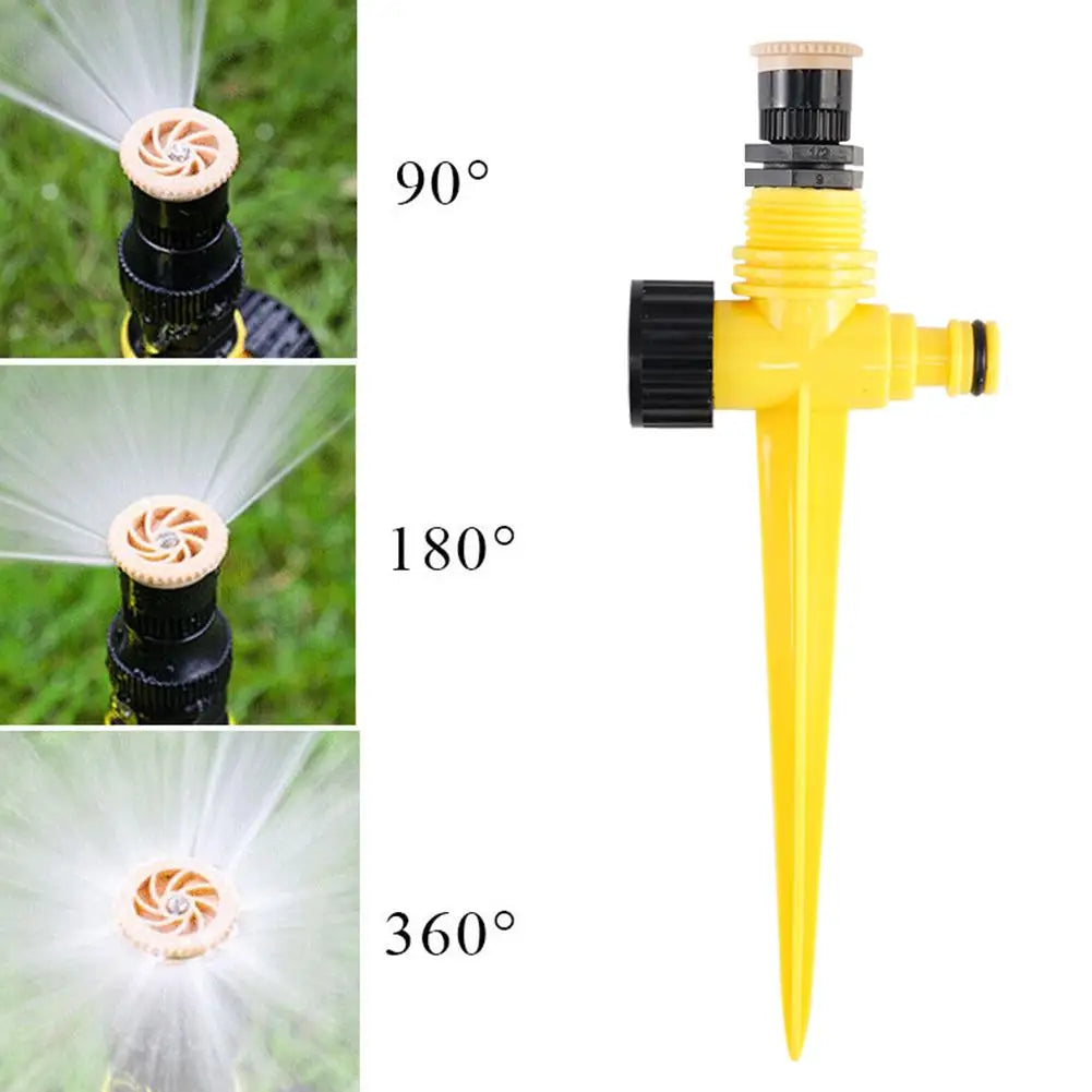 360° Garden Sprinkler with Ground Spike | Lawn Irrigation Garden Sprinkler Axl