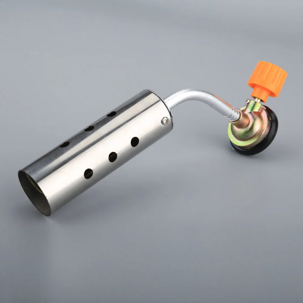 Adjustable Jet Flame Blow Torch Lighter – BBQ & Kitchen Butane Torch Lighter Axl Silvery