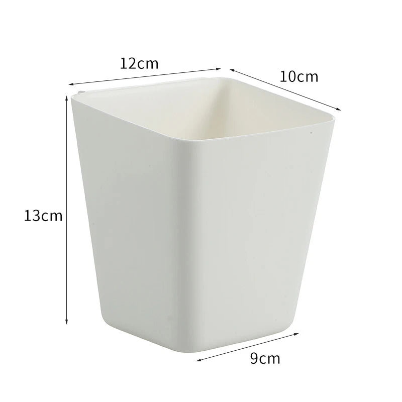 2-Pack Hanging Bucket Organizers for Rolling Carts & Walls Hanging Storage Bins Axl
