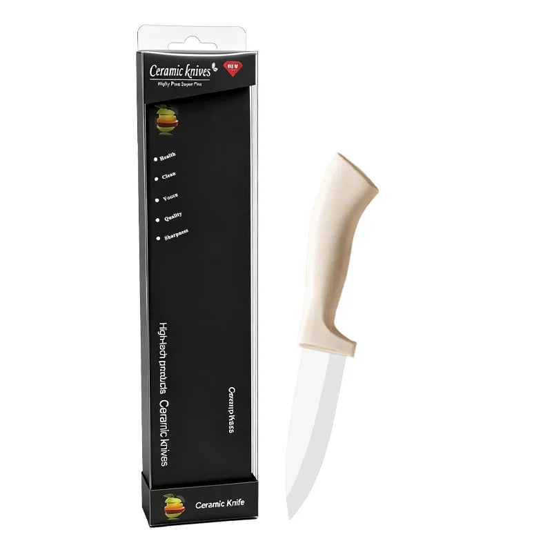 Japanese Ceramic Paring Knife – Sharp Fruit & Veg Kitchen Knife Ceramic Paring Knife Axl Ceramic knife A