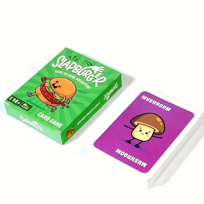 Slapburger Card Game – Fast Slap Strategy Party Game for 2-6 Party Card Game Axl