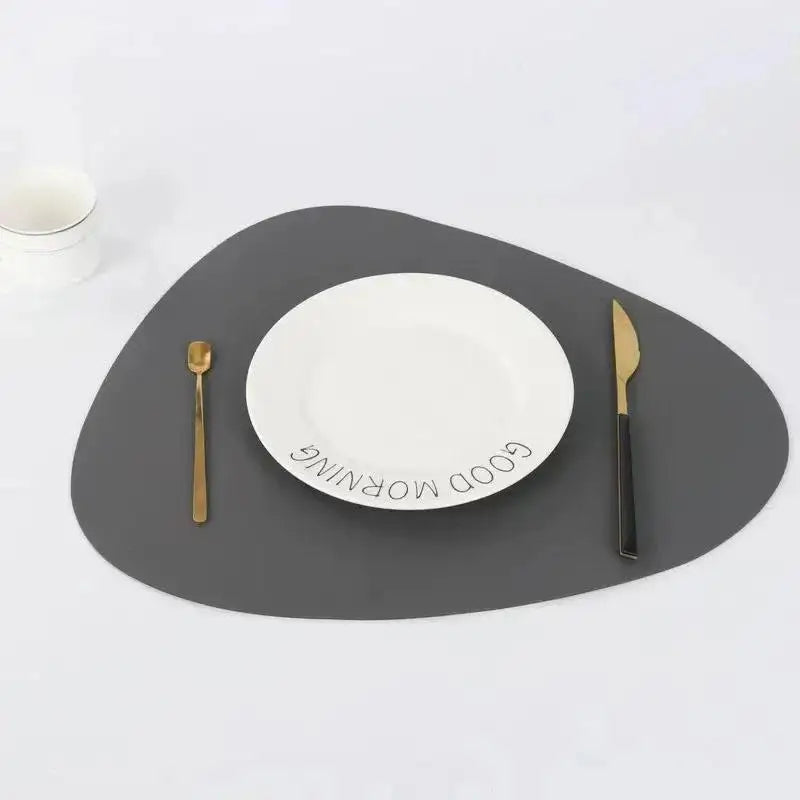 PU Leather Placemat & Coaster Set – Non-Slip Heat Insulation Placemat & Coaster Set Axl