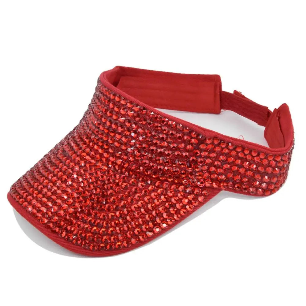 Women's Rhinestone Open Top Baseball Cap – Korean Style Baseball Cap Axl C
