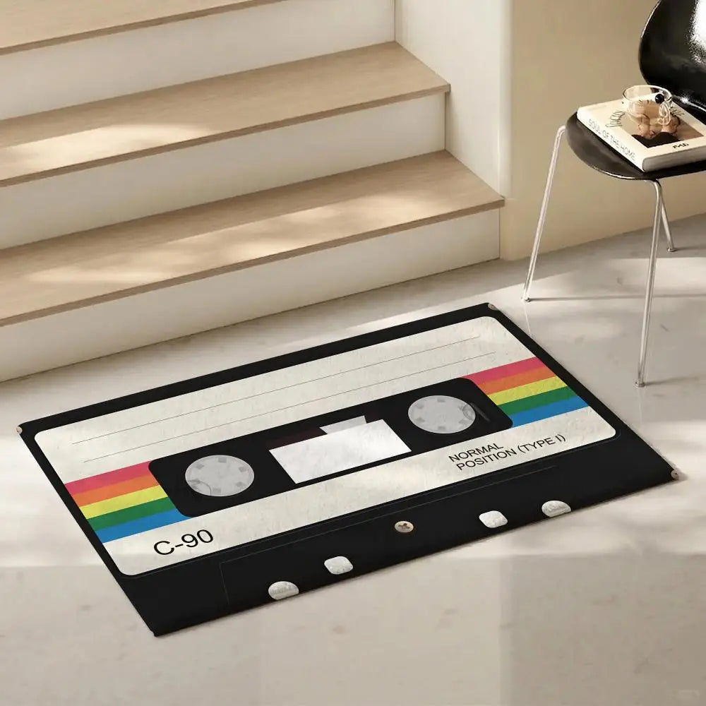 Retro Flannel Floor Mat – Non-Slip Soft Indoor Area Rug Indoor Area Rug Axl