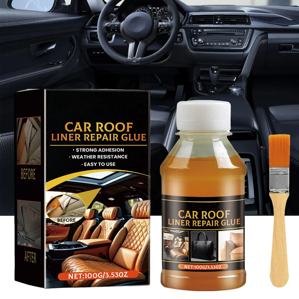 Car Headliner Repair Glue – Fabric, Leather & Roof Liner Fix Automotive Repair Adhesive Axl