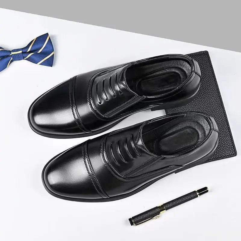 Men's Lace-Up Business Dress Shoes | Round Toe, Sizes 3–12.5 Men's Dress Shoes Axl