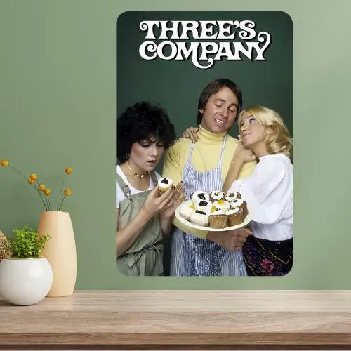 Three's Company Classic TV Show Metal Poster Sign Metal Poster Sign Axl aluminum sign aluminum 14x20cm