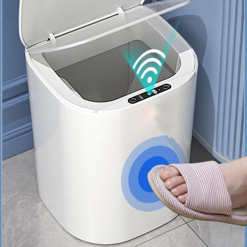 Smart Sensor Trash Can 15L – Auto-Open Odor-Control Waste Bin Sensor Trash Can Axl