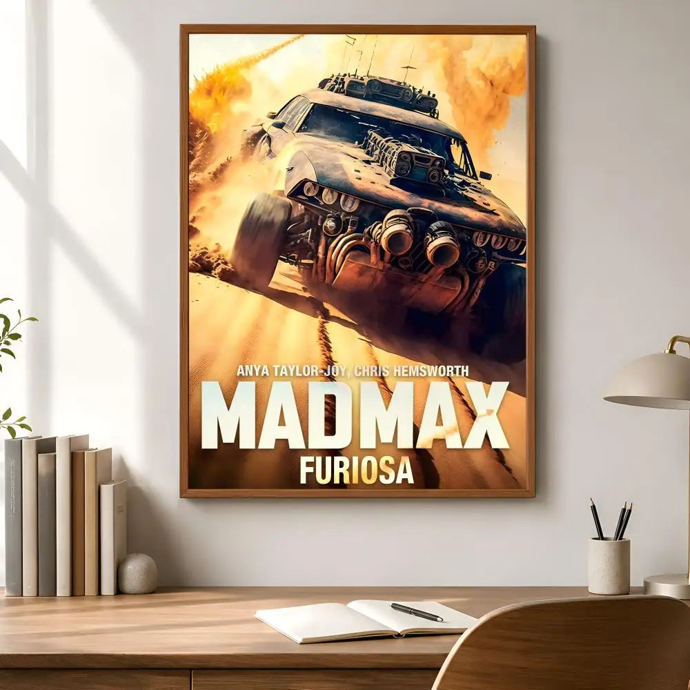Mad Max Waterproof PVC Wall Poster – Peel & Stick HD Art Wall Art Poster Axl
