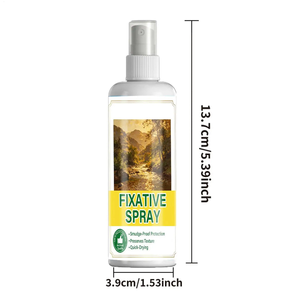 Fixative Spray 100ml – Smudge-Proof Art Coating for All Media Art Fixative Spray Axl
