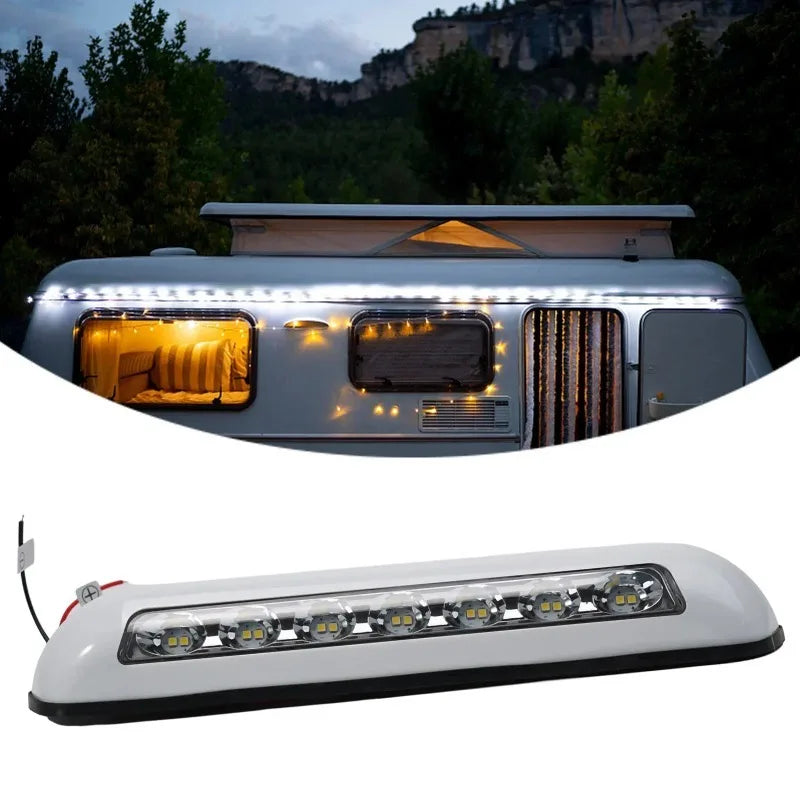 12V LED Awning Porch Light 8W – Waterproof RV Caravan Lamp RV Awning Light Axl