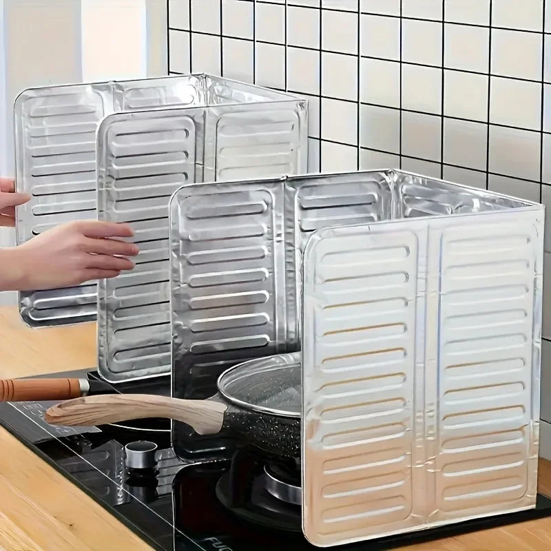 Foldable Aluminum Oil Splash Guard for Gas & Electric Stove Stove Splash Guard Axl