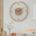Acrylic & Wood Silent Wall Clock – Modern Living Room Decor Silent Wall Clock Axl A 12 inch