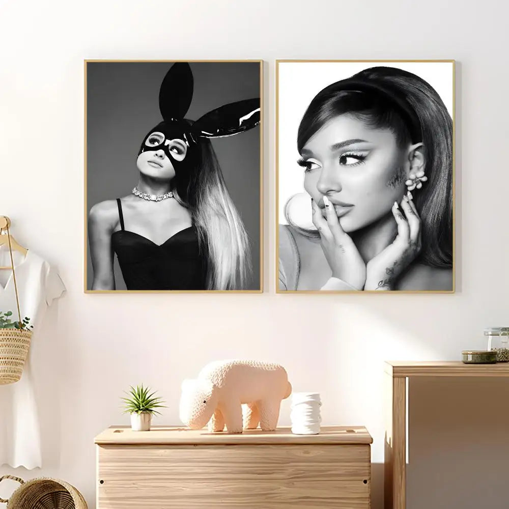 Ariana Grande HD Waterproof PVC Poster Stickers | Wall Decor Wall Decor Stickers Axl