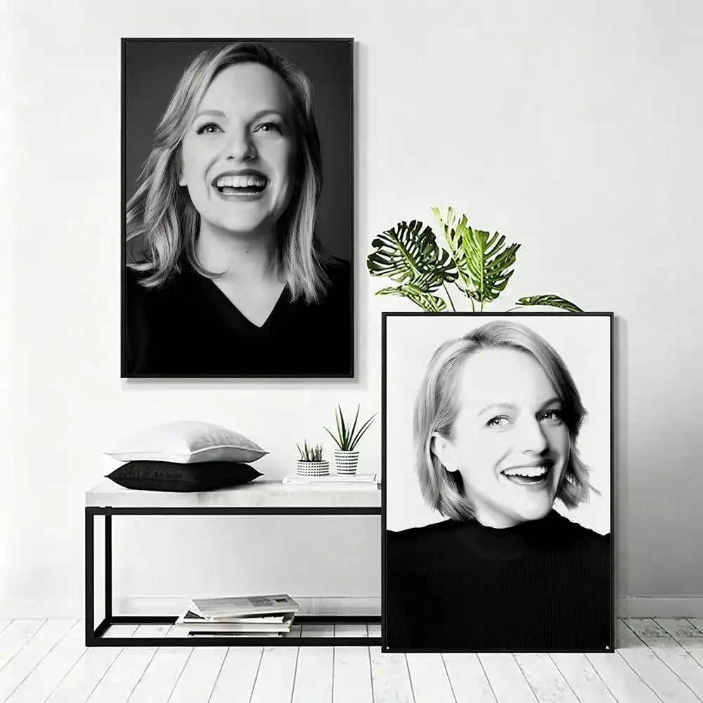 Elisabeth Moss HD Art Poster – Waterproof Sticky Wall Decor Wall Art Poster Axl